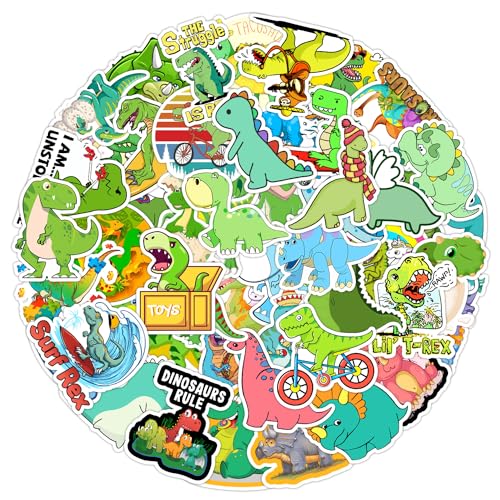 50Pcs Animal Stickers, Water Bottle Stickers Vinyl Stickers Waterproof, Cute Stickers Pack for Laptop Luggage Skateboard Party Classroom Decor