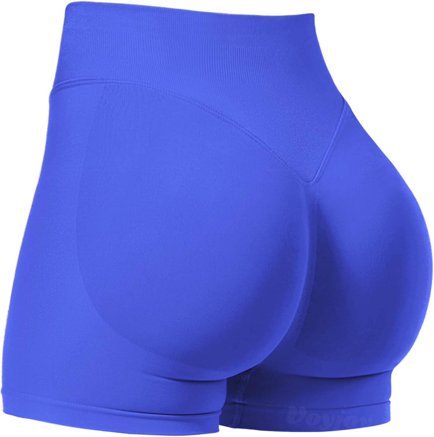 VOYJOY Women Workout Impact Shorts 2.5"/ 3.6"/ 4.5"/ 6" Scrunch Butt Lifting Gym Seamless Booty Biker Shorts