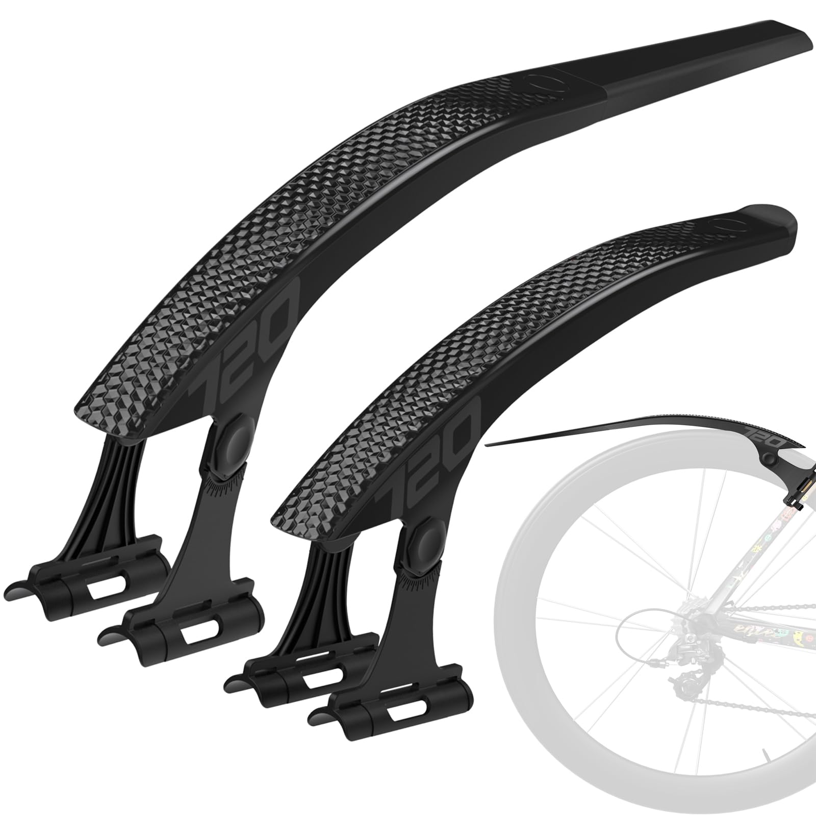 Taximi Fahrrad Schutzblech Set - 24-29 Zoll Schutzblech Rennrad Schnelle  Demontage, Gravel Bike Schutzblech Verstellbarer fr Geeignet Reifenbreite  700C X 23-38MM : Amazon.de: Sport & Freizeit