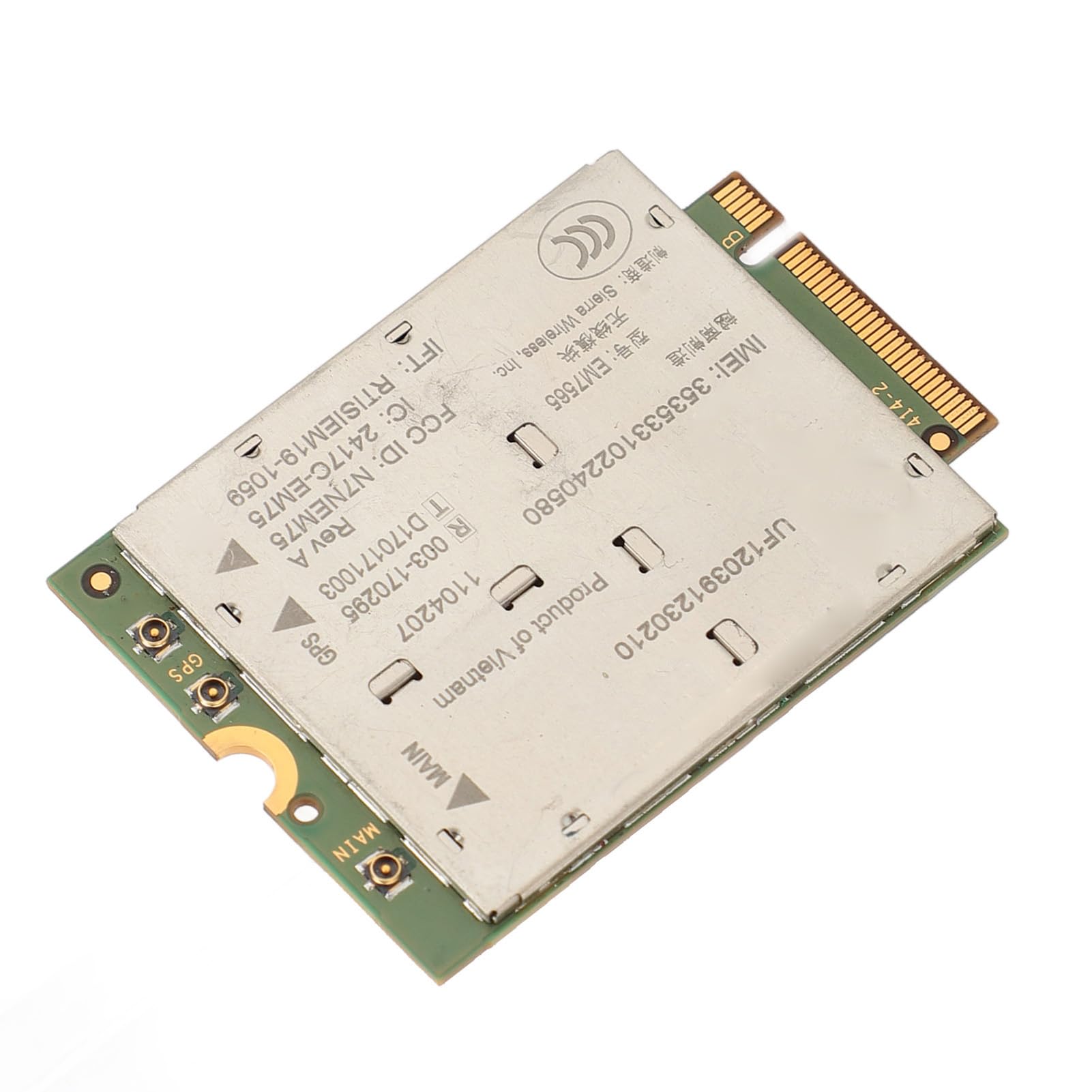 Gedourain Scheda di Rete PCI Express M.2 Ad Alta velocità con Modulo 4G per Laptop - 1104207 4G LTE Wireless EM7565