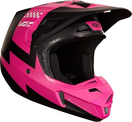 Fox V2 Master Casco Mx - schwarz, Fucsia, XXL (63-64 cm) : Amazon.it: Sport  e tempo libero