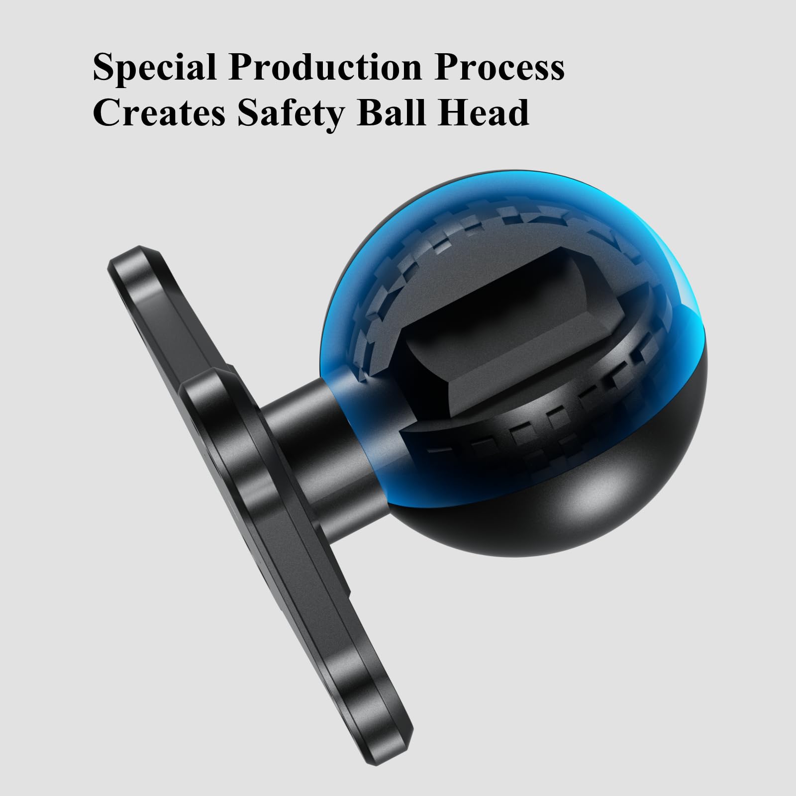BRCOVAN Base A Sfera Da 1,5" Con Piastra AMPS 4 Fori In Alluminio, Compatibile Supporti RAM E Bracci A Doppia Presa Per Garmin E Dispositivi