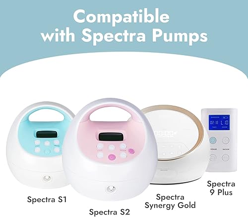 Miniatura 2 de 8 unidades Válvulas de pico de pato Papablic y membrana de silicona compatibles con extractores de leche Spectra S1, S2 y 9 Plus, no piezas