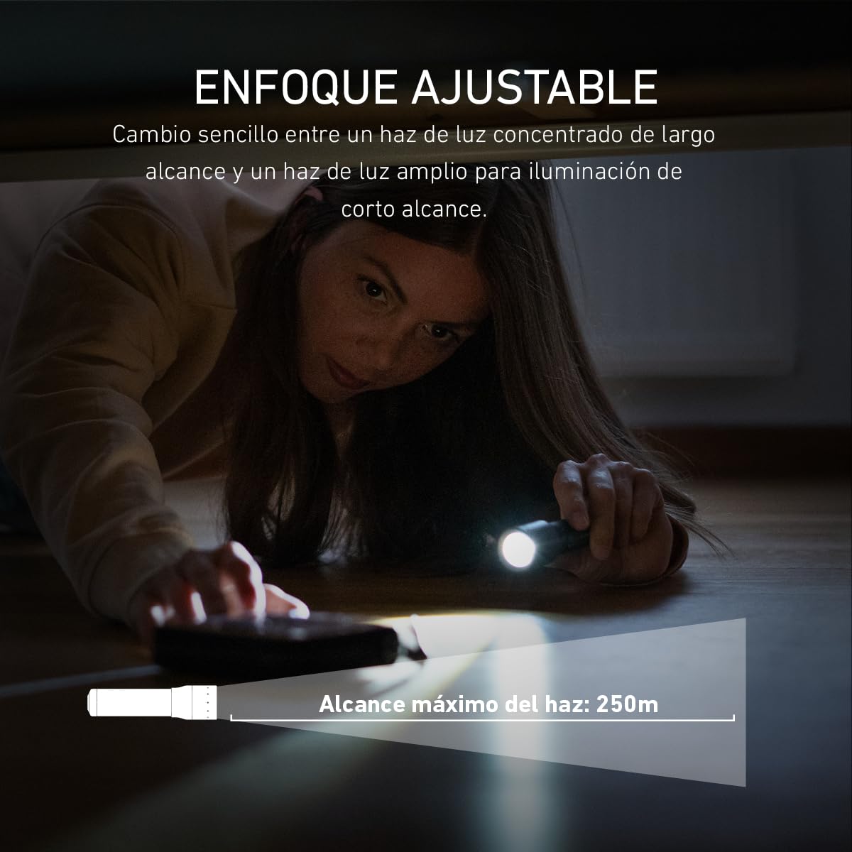 Ledlenser P5R Core Linterna Recargable, 500 lm, Alcance 250 m, Ligera 106 g | Enfoque ajustable, hasta 25h de autonomía, modos SOS y estroboscópico, ideal para senderismo y camping | 2020