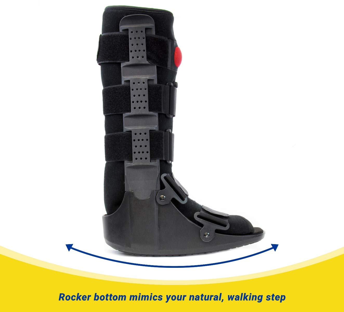 Brace Direct Air CAM Walker Boot Tall + Ankle & Foot Ice Pack Cold Wrap
