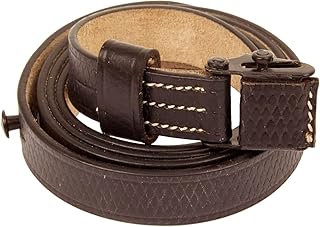 CALYX German WWII MP 40 SMG Brown Leather Sling- MP40, MP-40, MP 38 World War Reproduction (Brown)