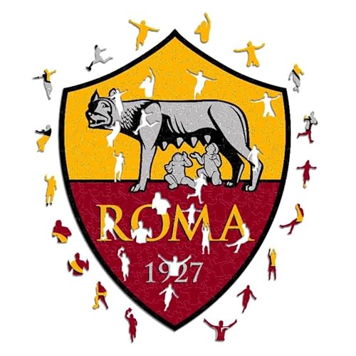 Immagine del prodotto AS Roma- Puzzle, Colore Giallo e Rosso, Medium, PUZZLE-ID02-M