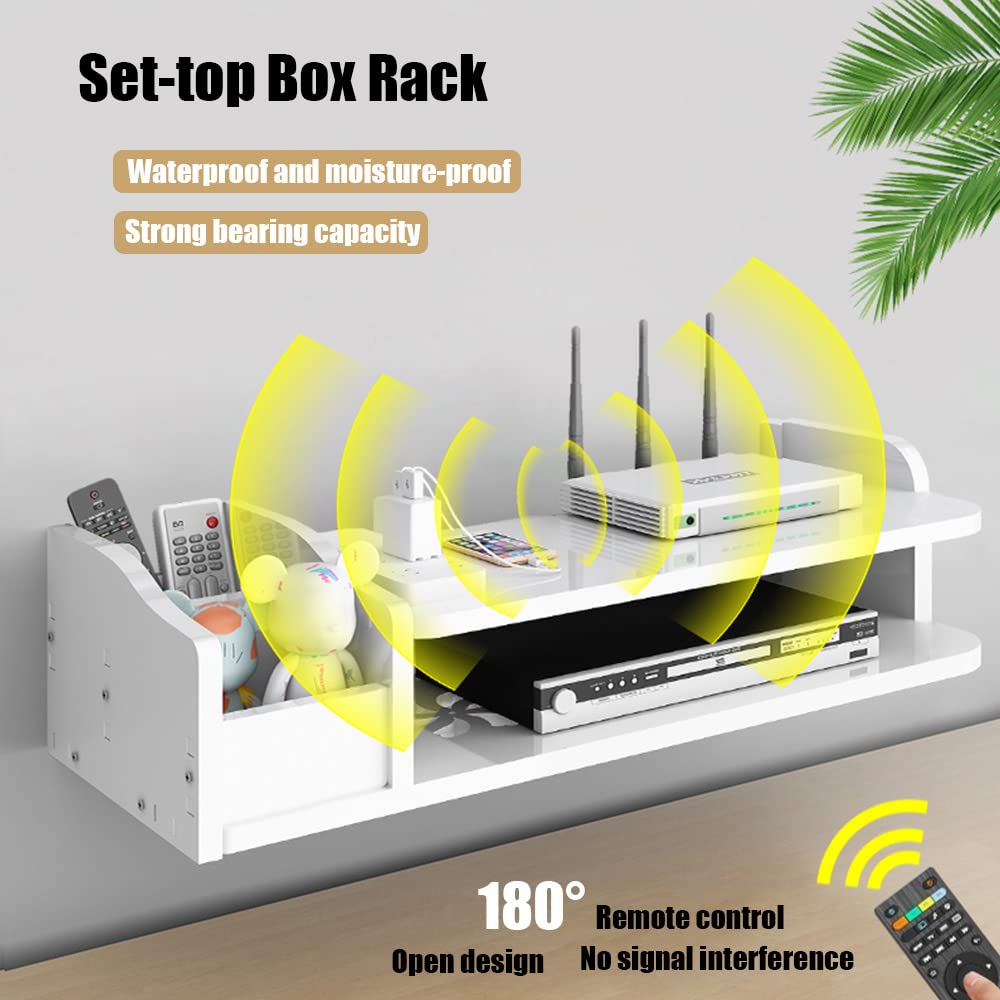 ZYEKIU Scatola di iagazzinaggio per Router WiFi, Router da parete ZYEKIU Scatola di iagazzinaggio per Router WiFi, Router da parete