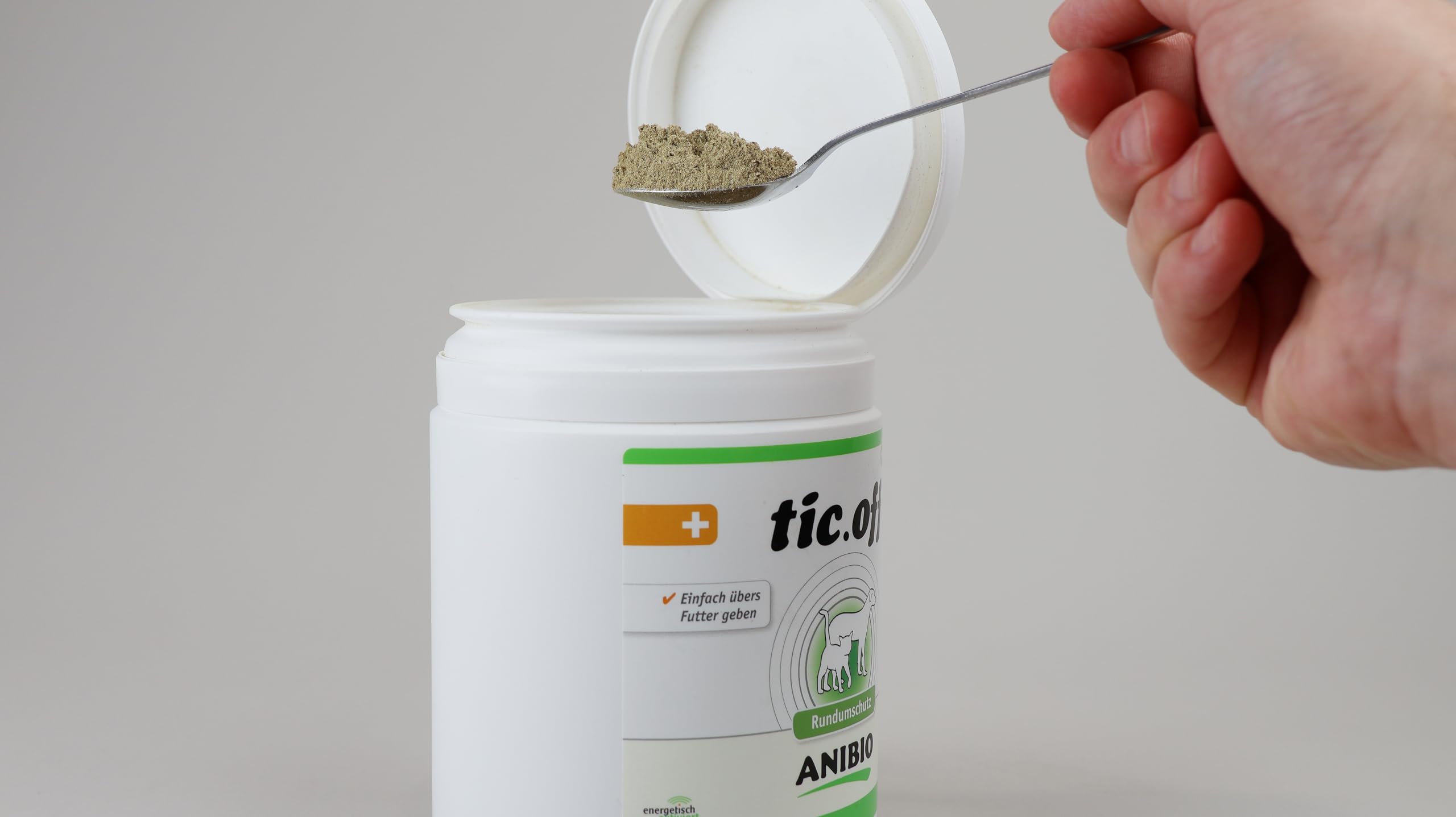 Anibio Tic-Off 400g tic.Off - schützt natürlich - Ungeziefer Schutz für Hunde und Katzen - frei von chemischen Insektiziden