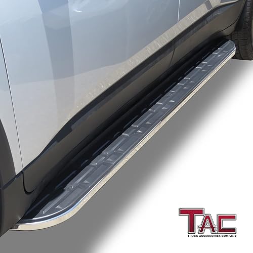 Miniatura 2 de TAC Cobra - Estribos compatibles con piloto SUV 2016-2022, escalones laterales, barras Nerf, rieles de aluminio negro, accesorios exteriores de
