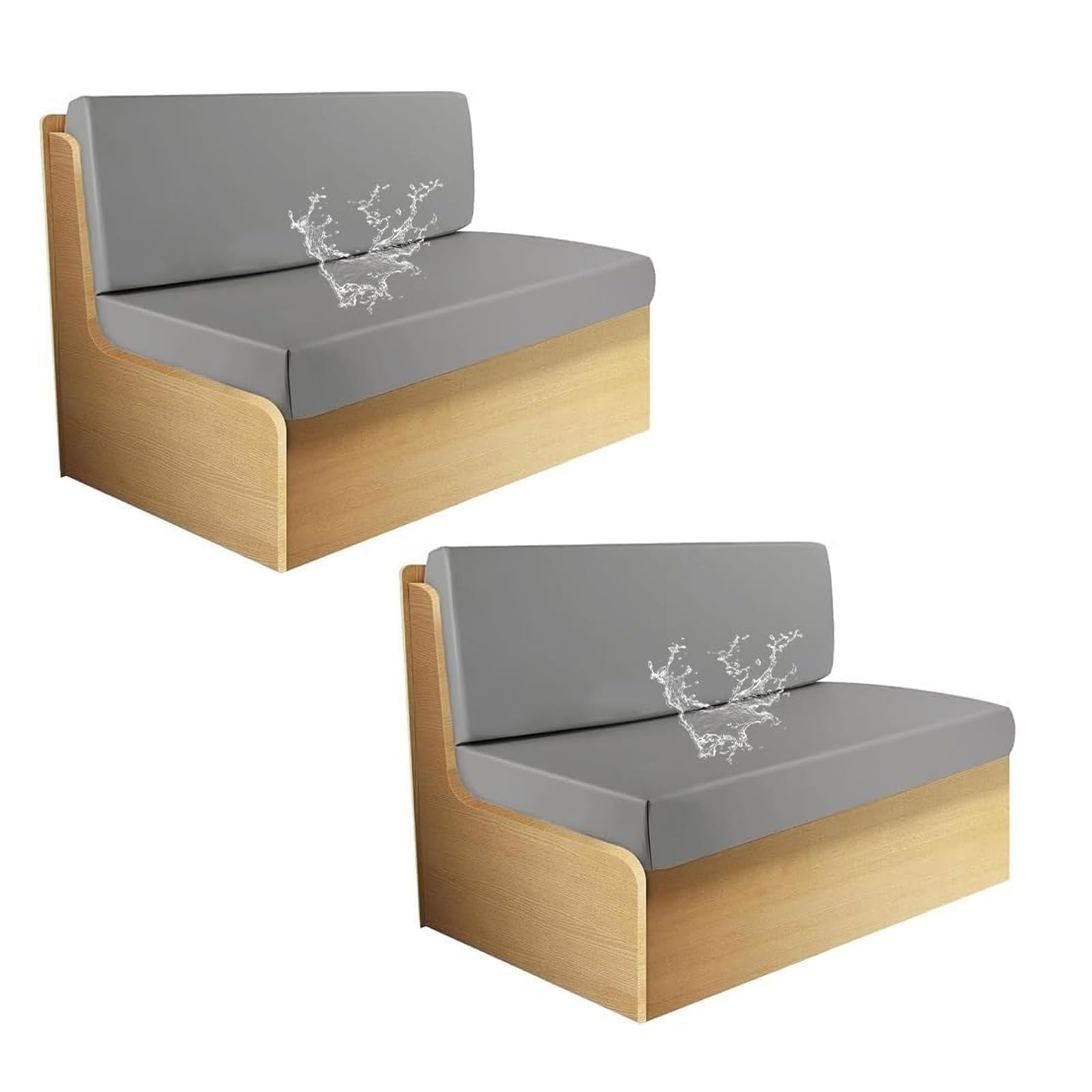 Housses de coussin pour dinette camping-car anti-tache et stable