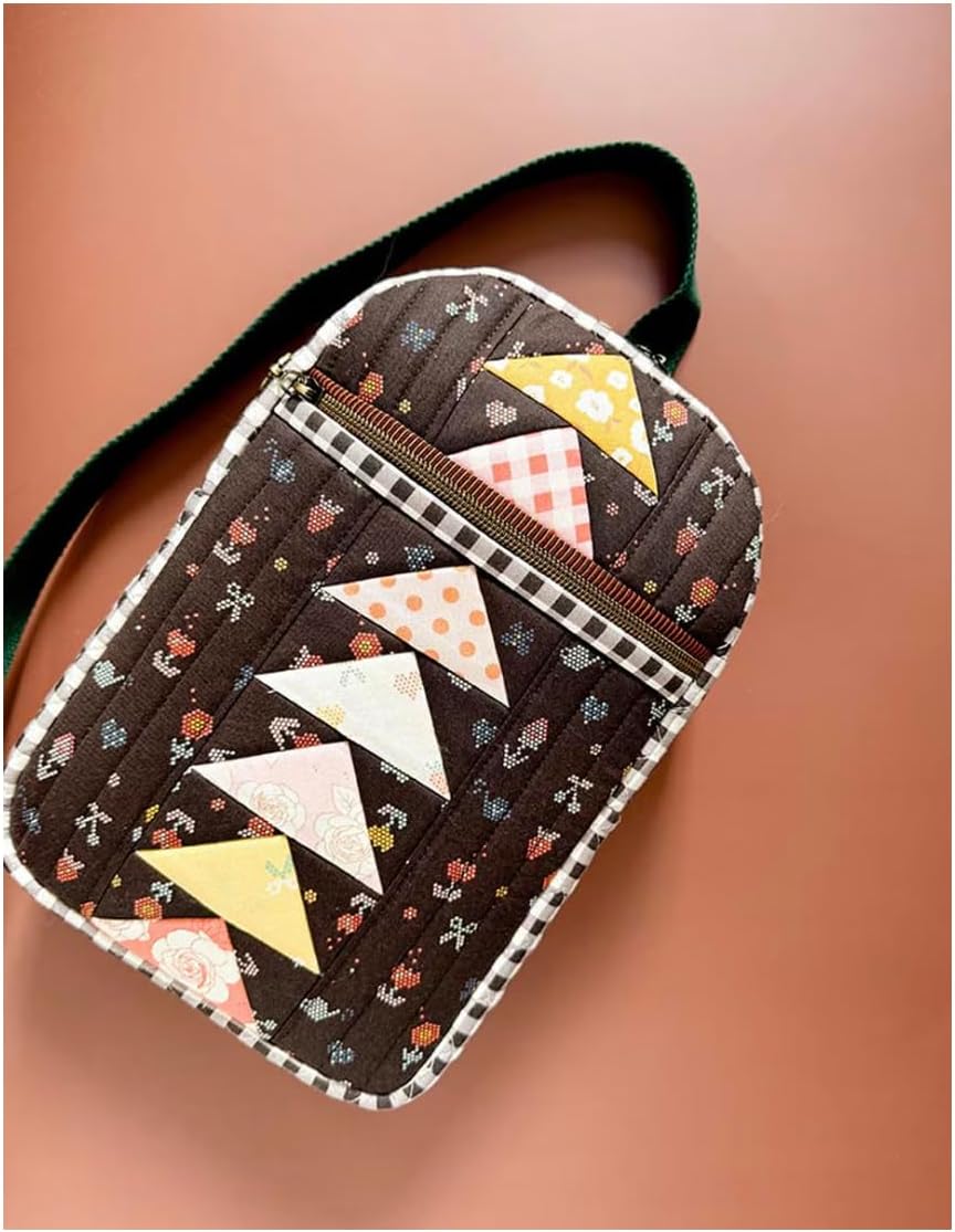 Riley Blake Designs Minki Kim Bag Sewing Patterns – Quilted Tote, Pouch & Handbag Patterns by Sewing Illustration (Fabric Pumpkins)