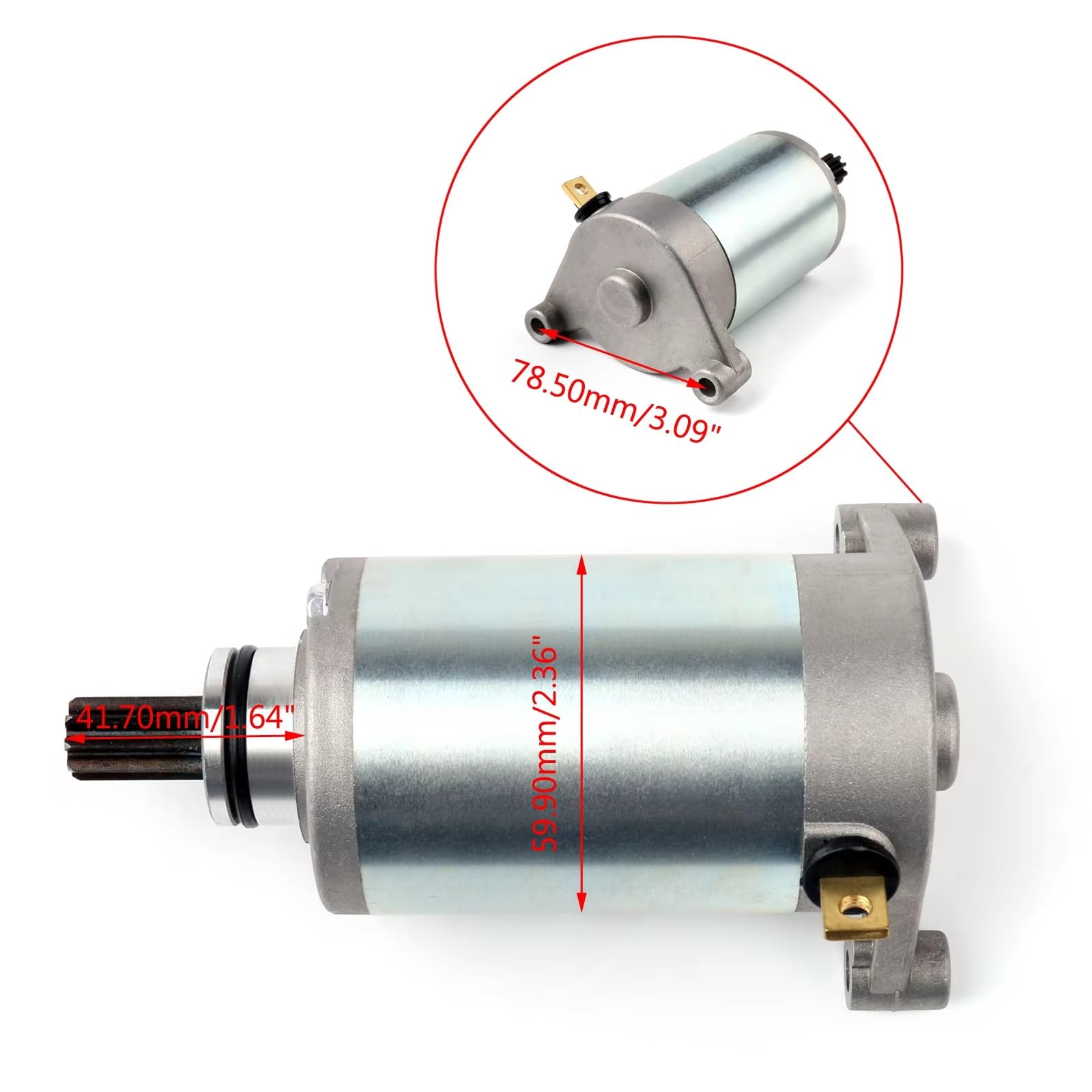 Démarreur Moteur Moto Pour Hyosung Pour GT250R Pour Carby Pour EFI Pour GV125 Pour GV250 Pour AQUILA Pour GT125R Pour Démarreur Moteur COMET Pièce Moto Démarreur électrique de moto