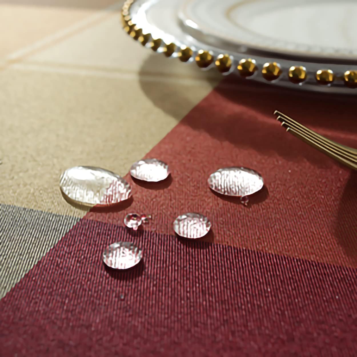 SASTYBALE Rectangle Tablecloth 60 x 102 Inch, Red Checkered Table Cloths