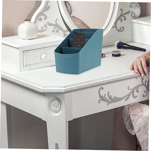 Miniatura 9 de Cabilock Organizador de escritorio con 4 compartimentos, organizador de contenedores de almacenamiento multifuncional, caja de almacenamiento