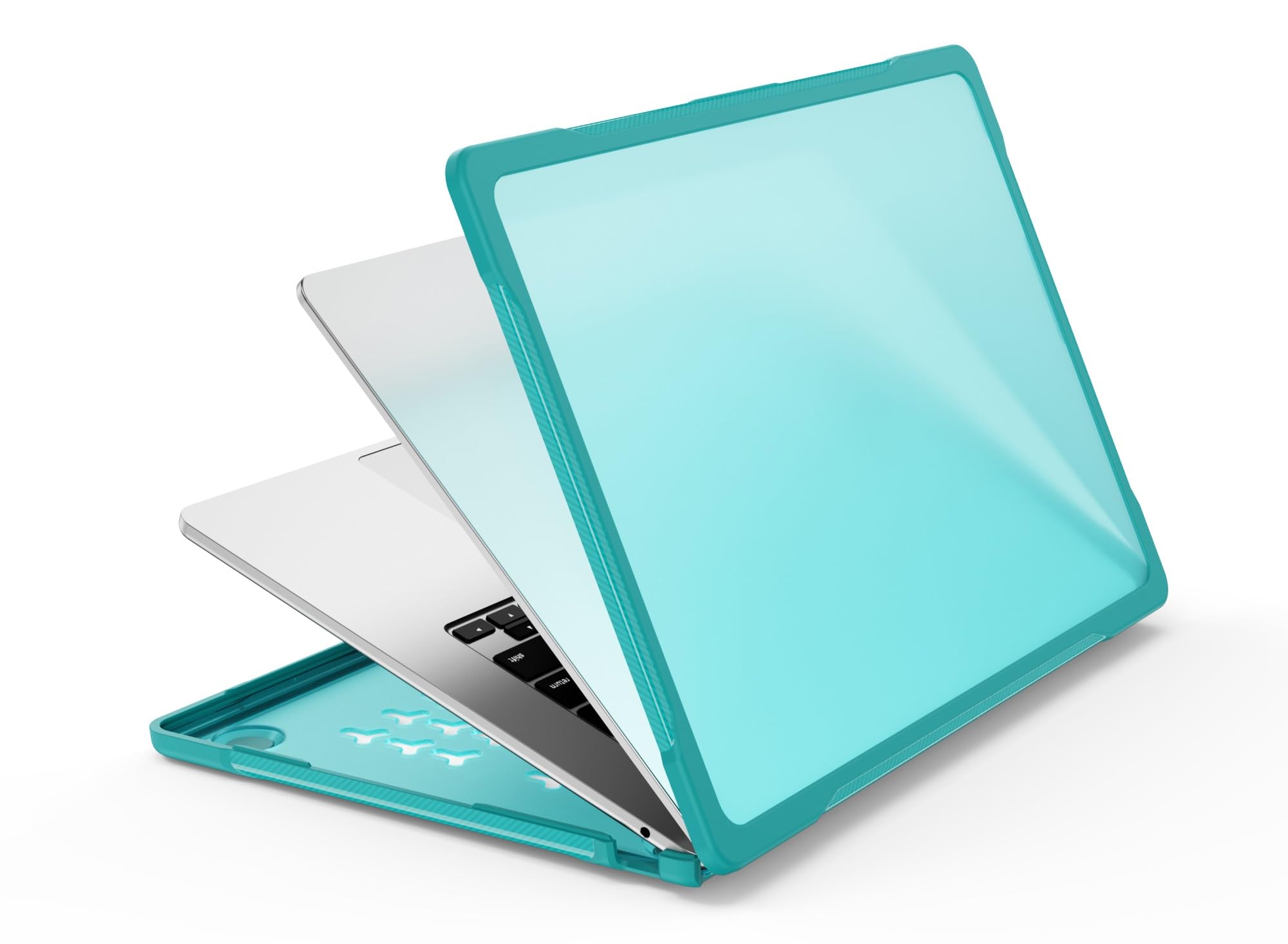Custodia protettiva per tablet PC compatibile con MacBook Air 15 pollici Custodia 2023 2024 Release M3 A3114 M2 A2941, custodia protettiva rigida a doppio strato in TPU compatibile con MacBook Air 15"