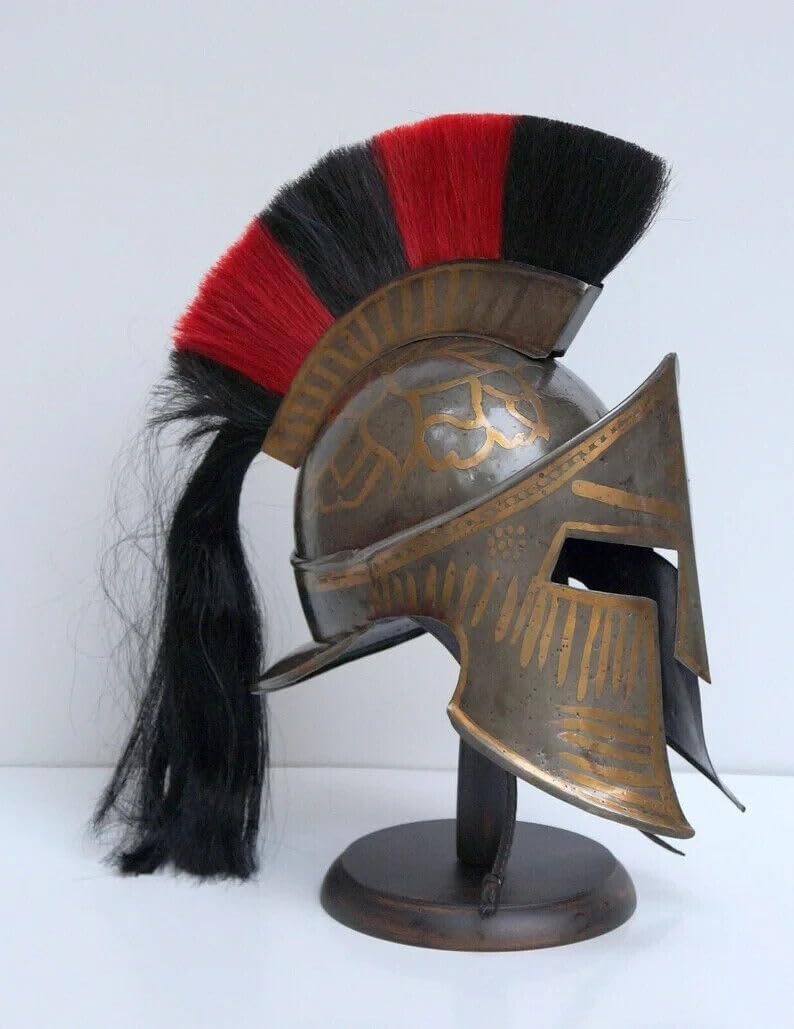 Great King Leonidas Spartan Helmet Fully Functional Medieval Wearable