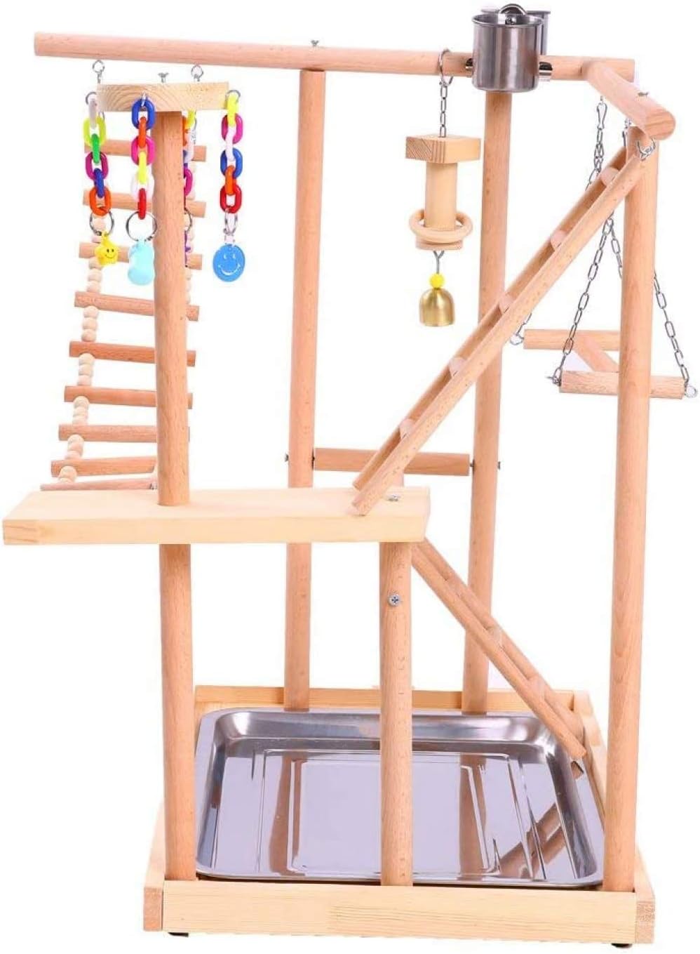 Buy GZCOS Bird Perches Nest Play Stand Gym/Parrot Interactive