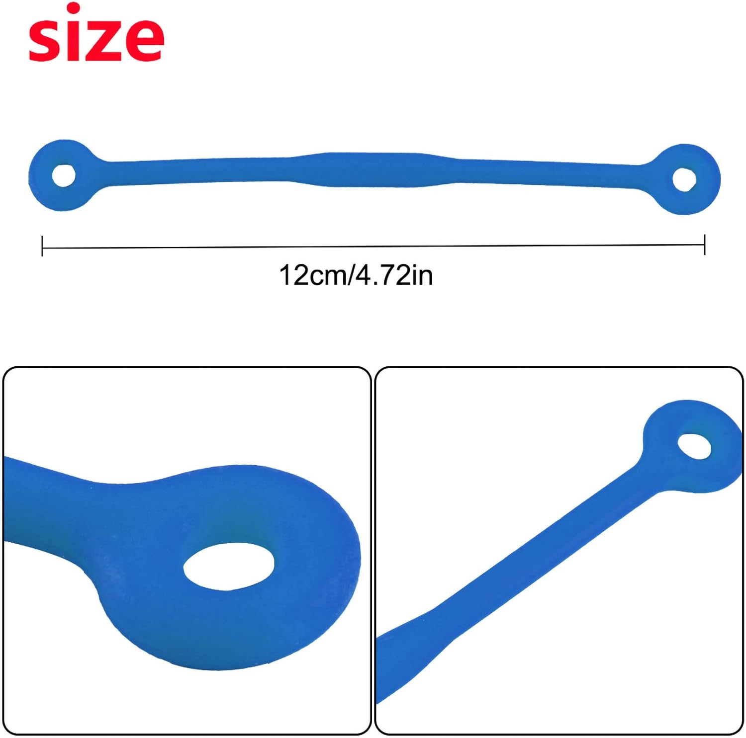 Andux Tennis Racket Vibration Dampeners Squash Racket Shock Absorber Silicone Tennis String Shock Damping Pack of 8 BZQ-05 (Blue) : Sports & Outdoors