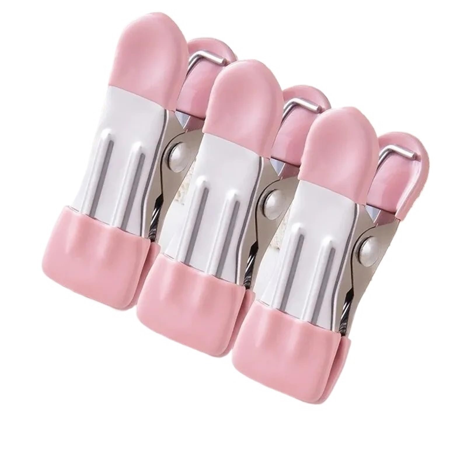 70pcs Stainless Steel Clothespins With No Trace Hook Hangers Clothes Pegs Socks Hanging Clip Home Closet Bed Sheet Holder Stainless Steel Clothes Peg(Color C)