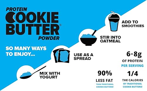 Miniatura 3 de Flexible Dieting Lifestyle Mantequilla de galletas en polvo de proteína de suero  Galletas y crema  Apto para dieta cetogénica, baja en