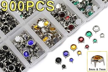 Allstarco Bedazzler Rhinestone Refills, 900 PCS