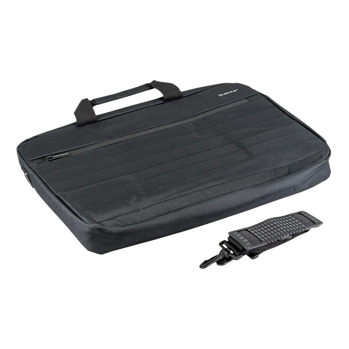 UNYKAch Urban MA17 17.3" Waterproof Padded Laptop Case Black 17.3" with Inner Pockets and Adjustable and Removable Strap