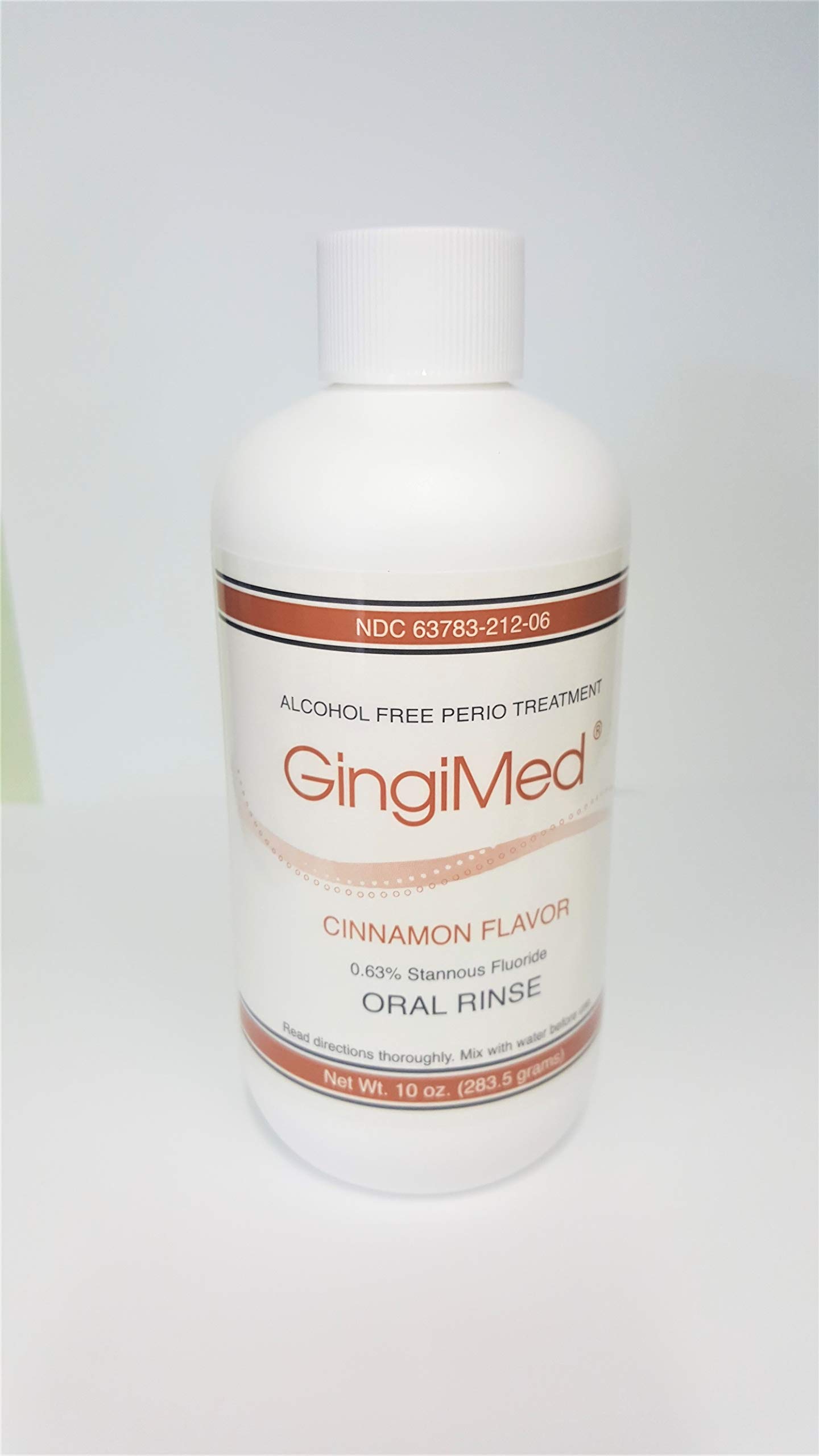 Buy Gingi Med Cinnamon Flavored .63 stannous Fluoride Dental Rinse, 10