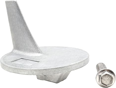 46399A1 Boat Aluminum Trim Tab Anode for MerCruiser Alpha one Drive | Compatible with Mercury/Mariner Outboard 35HP & above, Force 90-120 HP 1995-up Engines, Replaces 822777Q1, Sierra 18-6014