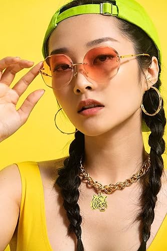 Miniatura 5 de Honbay 10 dijes antiguos de doble cara con cabeza de tigre, aleación, No es una piedra preciosa