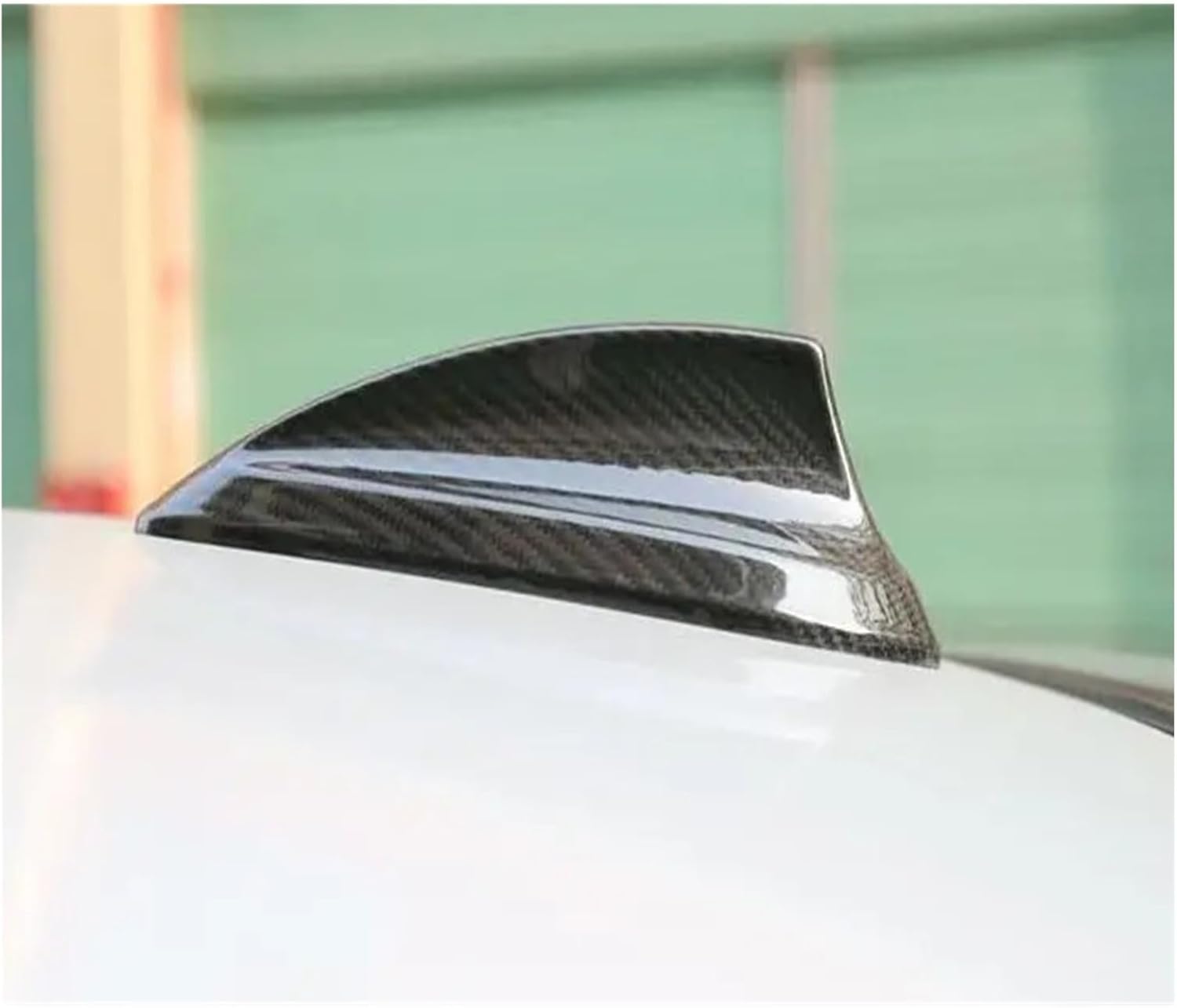 2016+ Compatible for BMW F22 F23 F30 F32 F33 F34 F35 F36 G11 G12 G30 G38 F80 F82 F87 Add On Style Shark Fin Look Carbon Fiber Antenna Cover