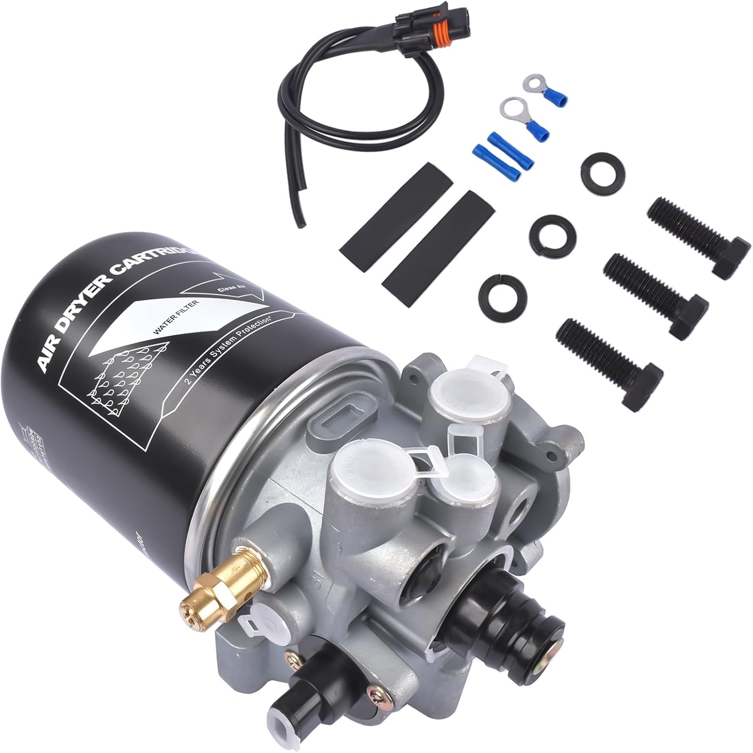 12 Volt Air Dryer Replacement for Meritor Wabco System Saver 1200 Series 955205 R955300 R955079 955205 4324130010 R955205NX R955205X