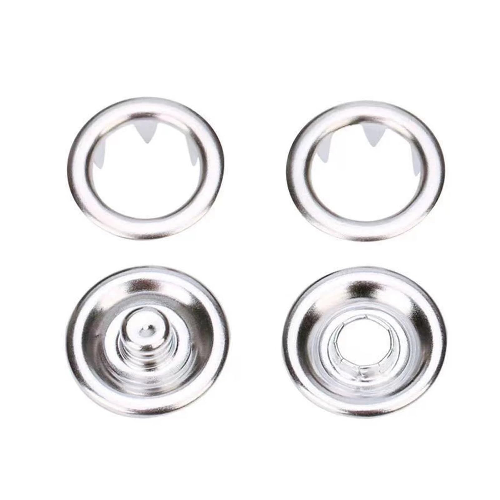Strumento Pinza 50 Pezzi Bottone a Pressione in Metallo Kit di Chiusura a Scatto Addensato Forniture Artigianali Fai da Te for l'installazione di Vestiti Borsa for Cucire Accessr