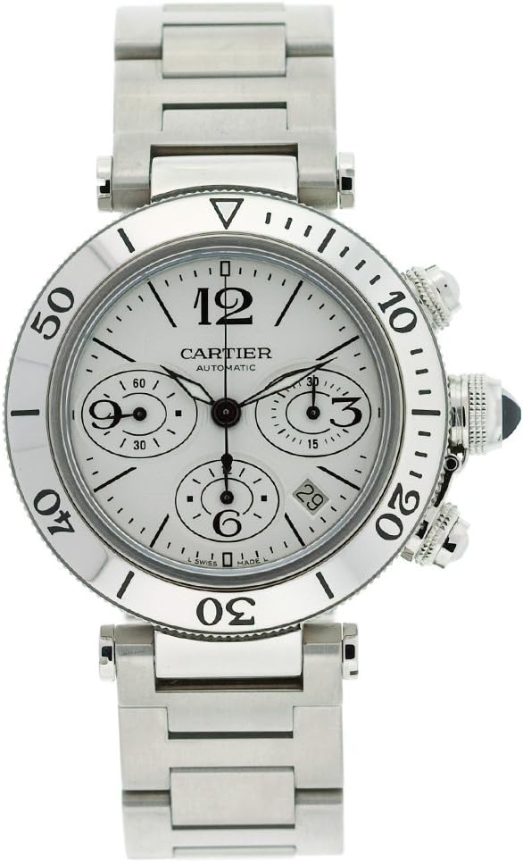 Cartier Men's W31089M7 Pasha Seatimer Chronograph Watch