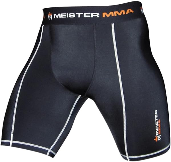 Meister MMA Compression Rush Fight Shorts w/Cup Pocket - 1