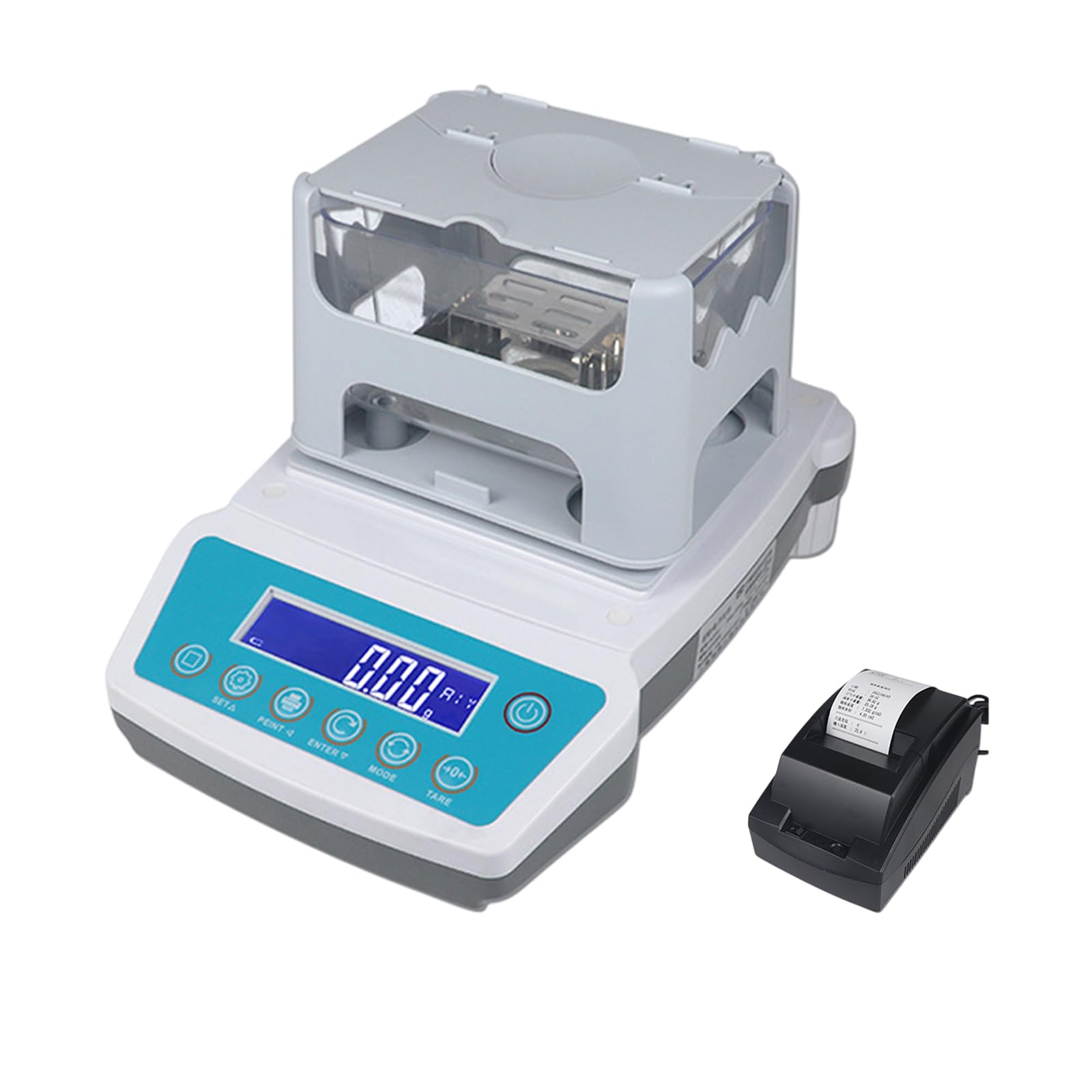 Qlbnxks Automatic Density Specific Gravity Tester Accuracy 0.01g for Laboratory(Size:A-Solid)