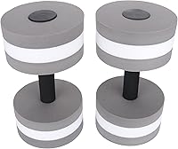 Vista 11 de Mancuerna de espuma para ejercicio aeróbico acuático, resistencia a la piscina, barra de mano, equipo de ejercicios para pérdida de peso (juego de 2)