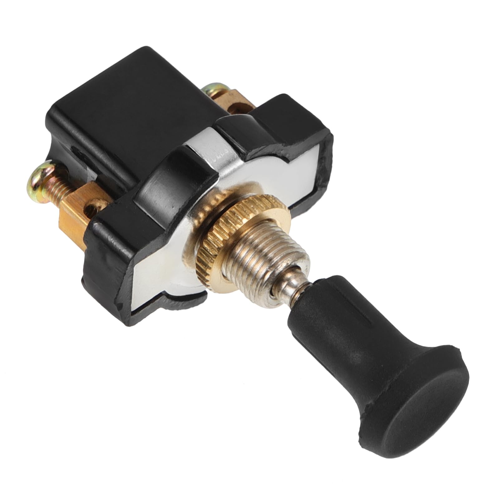 OUNONA Universal 12V 24V Scheinwerferschalter Zugschalter Für Auto Und Motorrad Mit Robustem Metall-Pvc-Abs Gehäuse Einfacher Einbau Und Vielseitige Anwendung