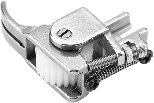 Prensatelas de rodillo, máquina de coser ajustable, pie de presión de dobladillo enrollado, kit de pie ancho para coser prensatelas para tela gruesa