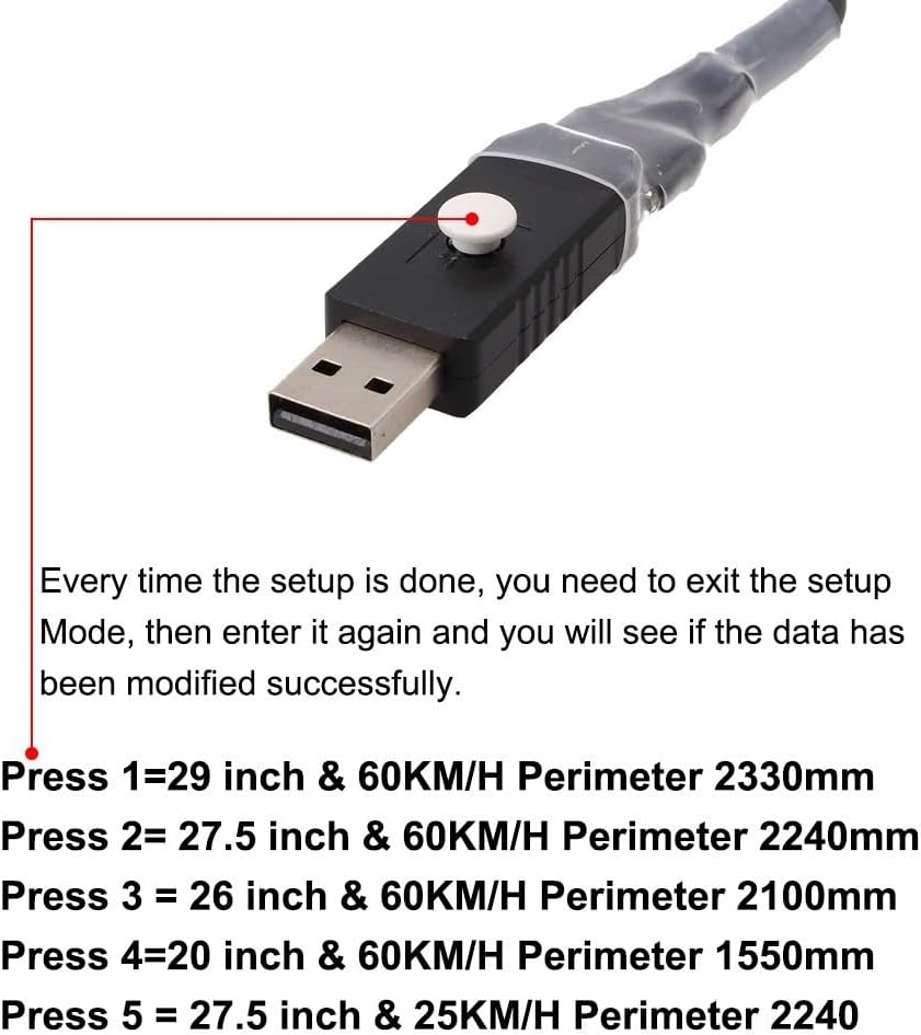 Ebike USB Programming Cable Solve Speed Limit Issue for BAFANG M-600 M510 CAN, Protocol Motor Dedicated