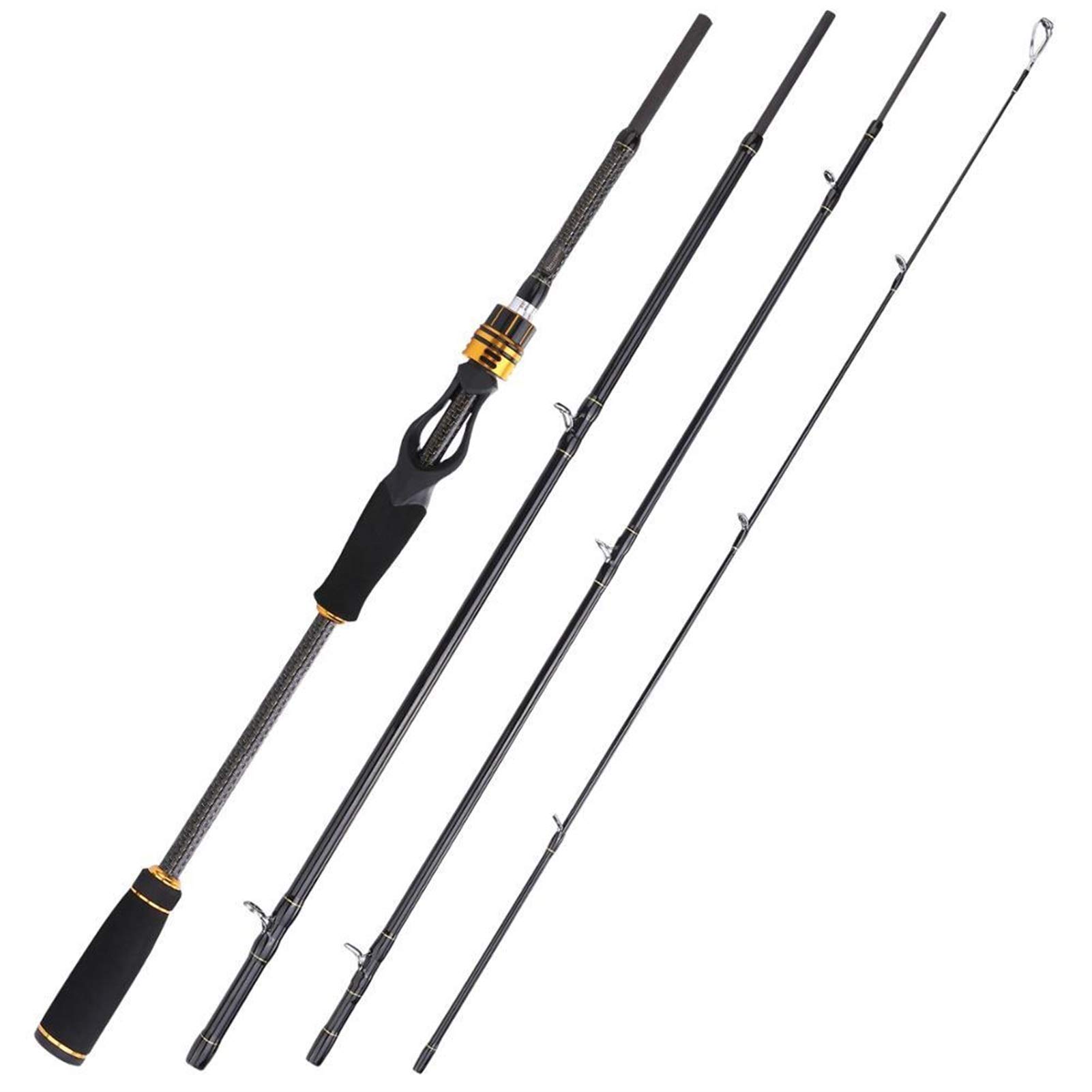 Canna da Pesca a Mosca 1.8m 2.1m 2.4m Casting Canne da Pesca con Fibra di Carbonio a 24 tonnellate in Fibra di Carbonio Ultimo Sedile per Bobine Serpentine