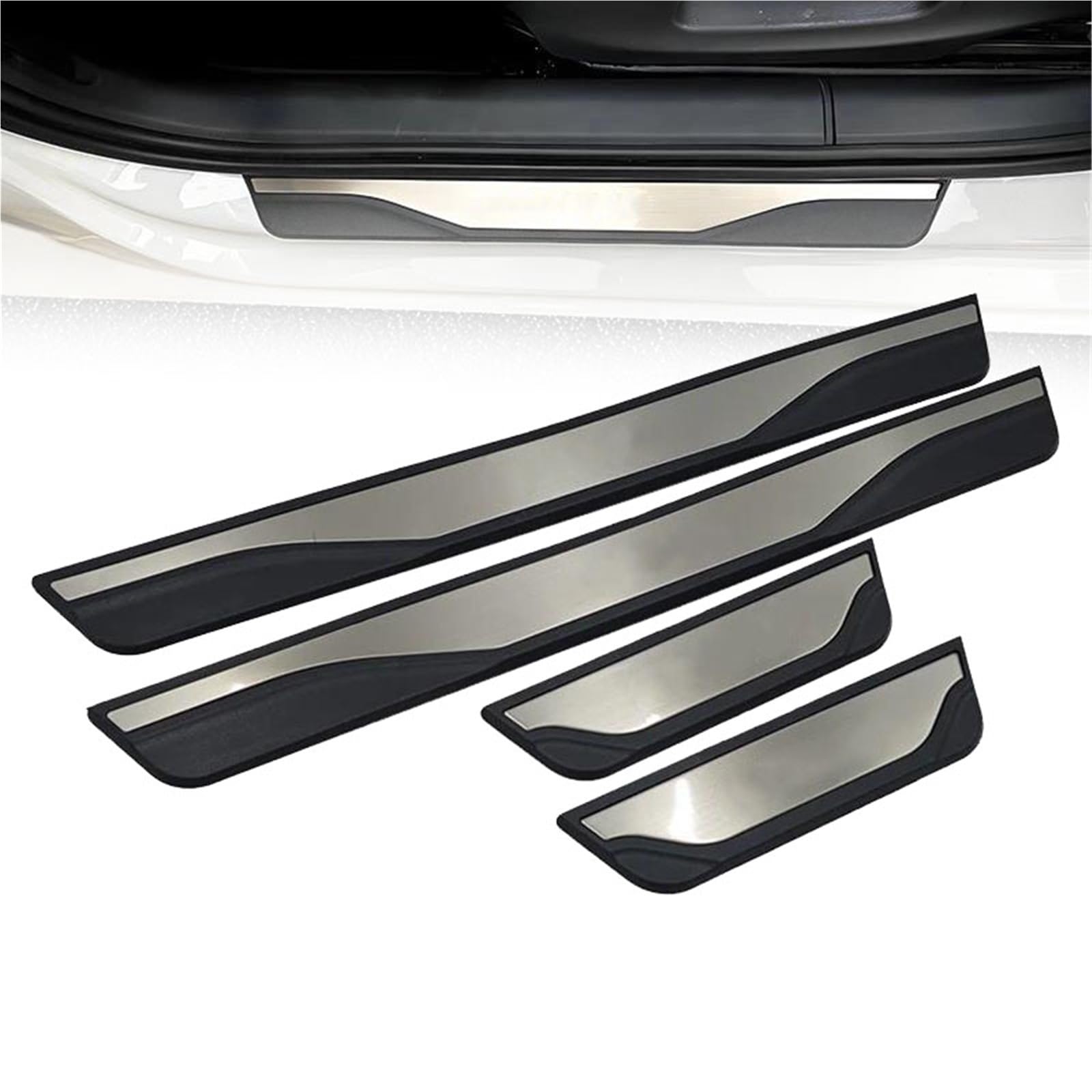 Pédale de bienvenue de voiture de luxe garniture de seuil de porte finition chrome Mazda CX-5