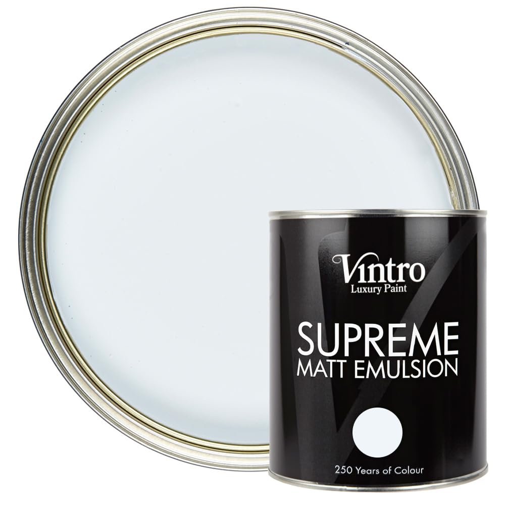 Vintro Paint Beau Blue Matt Emulsion Interior Paint 1L