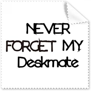 Never Foget My Deskmate Graduation Season Cleaning Cloth Phone Screen Glasses Cleaner 5pcs