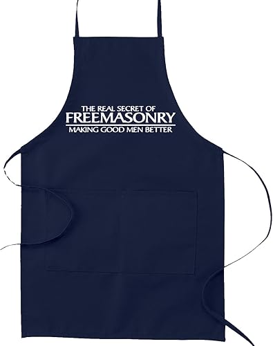 El verdadero secreto de la masonería haciendo que los hombres buenos sean mejores delantal de cocina masónica - Marino