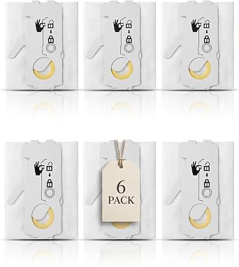 For Festool Vacuum Bags 204308, OSOELNAS 6 Pack CT MINI, CT MINI I, CT MIDI and CT MIDI I from 2019 and CTC MINI, CTC MIDI, CT 15 Dust Collector Bags