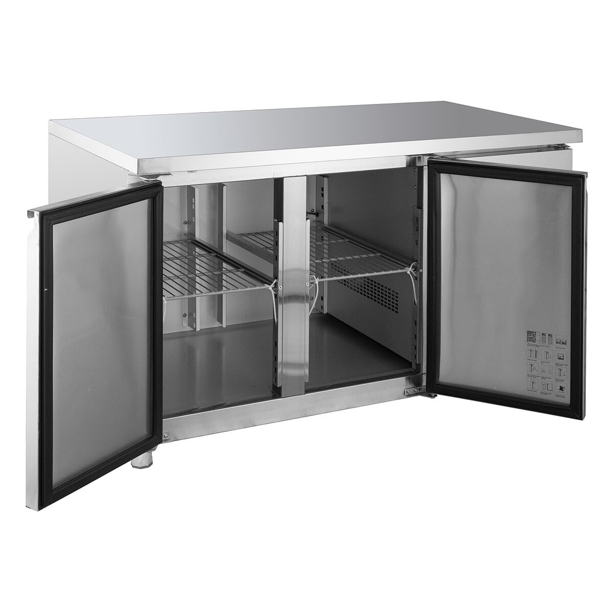 GastroHero Table réfrigérée ECO 2/0 - GN 1/1 | CHR Fournitures de la restauration