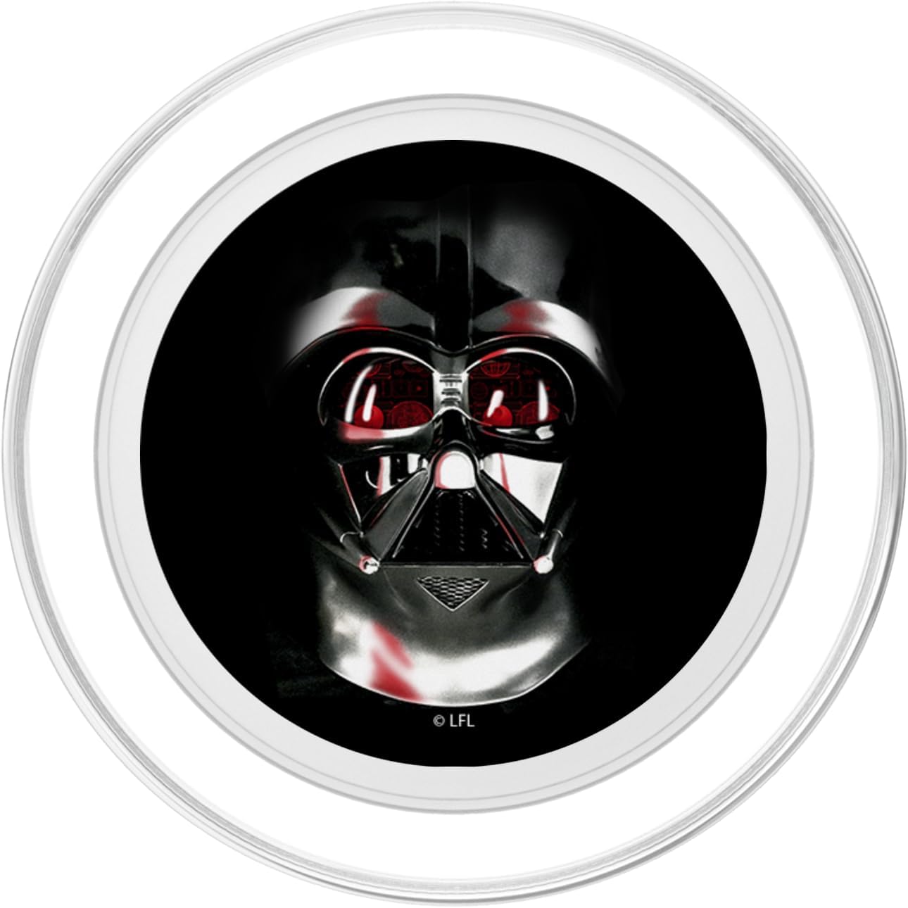 Star Wars Darth Vader Mask Reflection In His Eyes PopSockets MagSafe PopGrip for iPhone