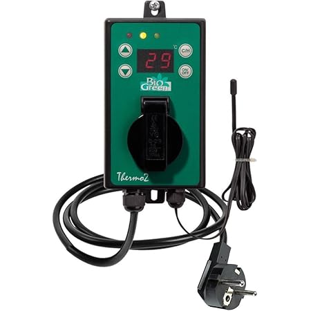 Bio Green Digital-Thermostat einfache Regelung, grün