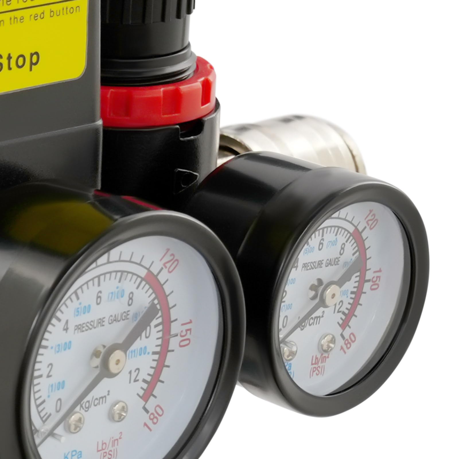 Silent Compressore d'aria silenzioso, 30 l, 8 bar, 550 W, senza olio, silenzioso (65 dB) con serbatoio da 30 litri, compressore ad aria compressa per pneumatici, pistole a spruzzo, chiodatrici e